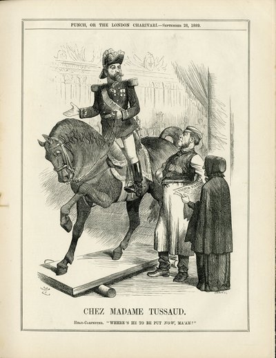 Ilustracja Johna Tenniela (1820-1914) w Punch autorstwa John Tenniel