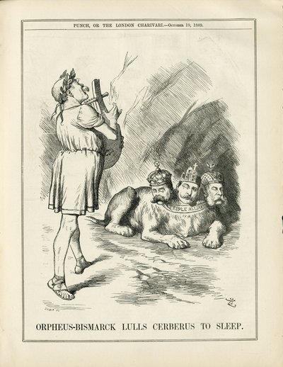 Ilustracja Johna Tenniela (1820-1914) w Punch autorstwa John Tenniel