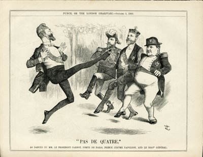 Ilustracja Johna Tenniela (1820-1914) w Punch autorstwa John Tenniel