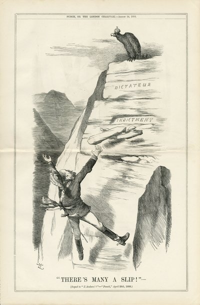 Ilustracja Johna Tenniela (1820-1914) w Punch autorstwa John Tenniel