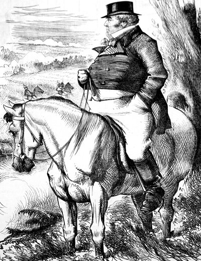 John Bull ogląda jesienne manewry autorstwa John Tenniel