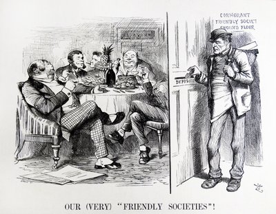 Karykatura Johna Tenniela zatytułowana „Zapytanie sekretarza generalnego” autorstwa John Tenniel