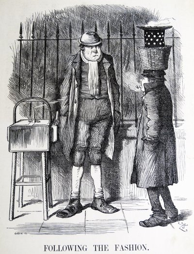 Kreskówka Johna Tenniela zatytułowana „Spółki z ograniczoną odpowiedzialnością” autorstwa John Tenniel