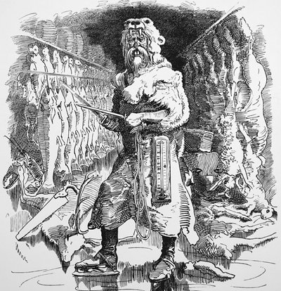 Pogląd pana Puncha na przyszłe znaczenie chłodnictwa autorstwa John Tenniel