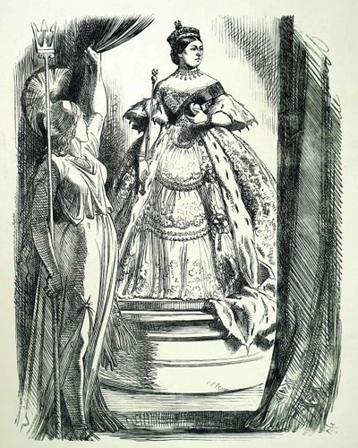 Królowa Wiktoria. autorstwa John Tenniel
