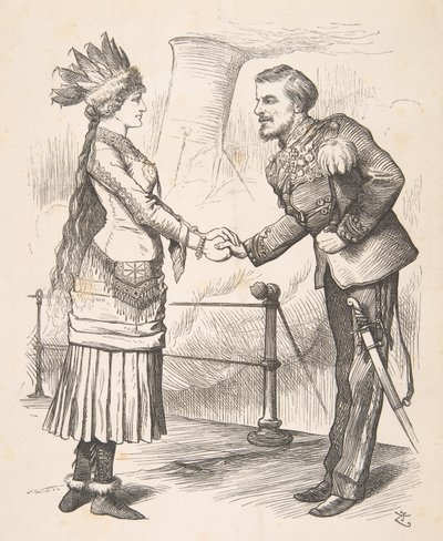 The Best of Friends Must Part Punch, 28 września 1878, 1878. autorstwa John Tenniel