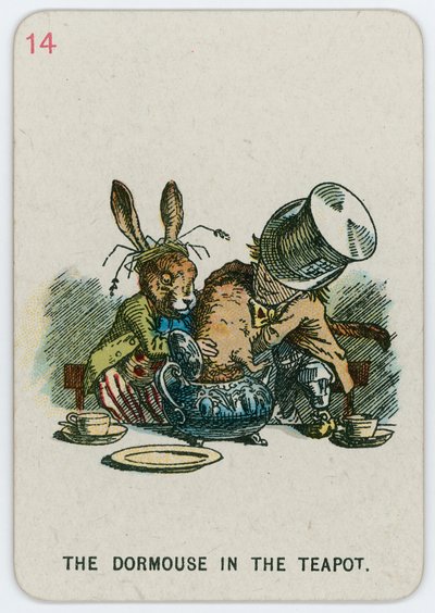 Popielica w czajniczku autorstwa John Tenniel