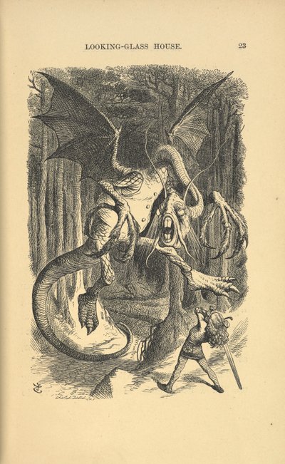 Jabberwocky. autorstwa John Tenniel