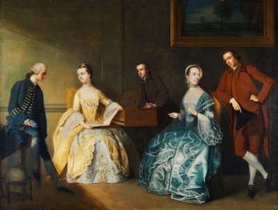 Portret zbiorowy rodziny Chambersów, autorstwa John Thomas Seton