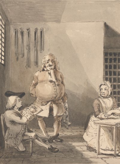 Hogarth Rysunek Sarah Malcolm autorstwa John Thomas Smith