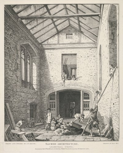 Kaplica Leadenhall autorstwa John Thomas Smith