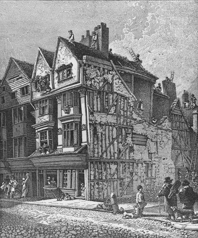 Long Lane, Smithfield, City of London, 1810 1911 autorstwa John Thomas Smith