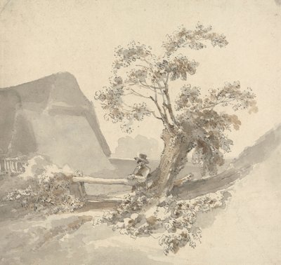 Mężczyzna obok przełazu autorstwa John Thomas Smith