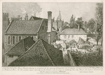 Widok z południowego wschodu na Komnatę Książęcą autorstwa John Thomas Smith