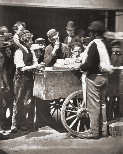 Halfpenny Ices, z „Street Life in London”, J. Thomson i Adolphe Smith autorstwa John Thomson