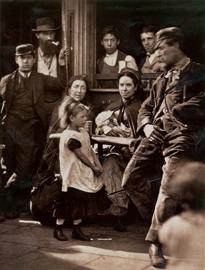 Hookey Alf z Whitechapel, z „Street Life in London”, 1877-78 (woodburytype) autorstwa John Thomson