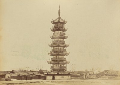 Pagoda, Szanghaj autorstwa John Thomson