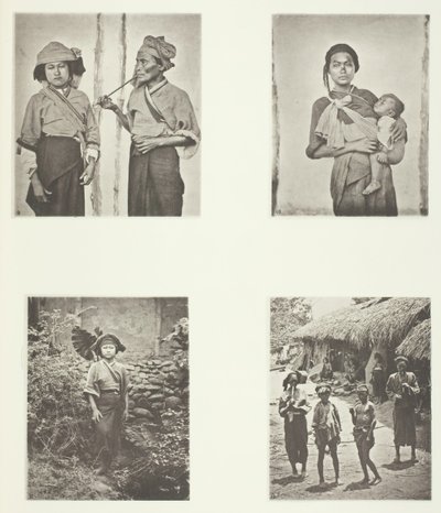 Kobiety Pepohoan, Sposób noszenia dziecka, Kostium kobiet Baksa, Lakoli, ok. 1930 r. 1868. autorstwa John Thomson