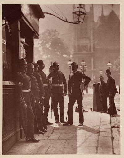 Rekrutacja sierżantów w Westminster autorstwa John Thomson