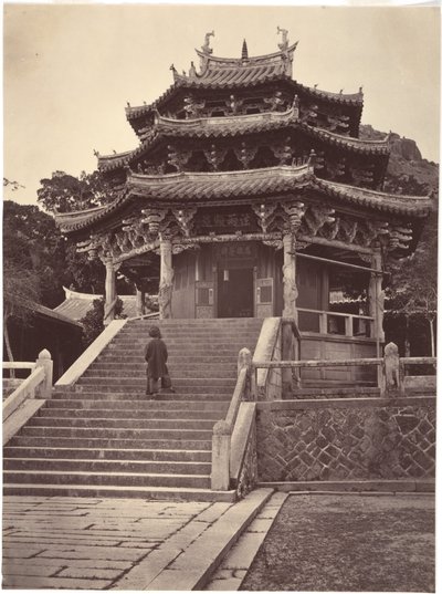 Świątynia, Amoy autorstwa John Thomson