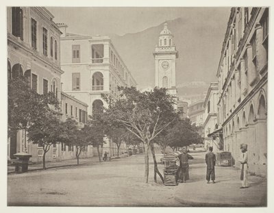 Wieża zegarowa, Hong-Kong autorstwa John Thomson