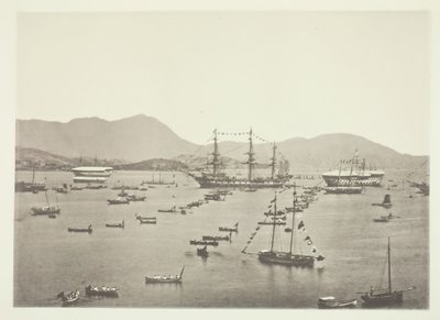 Port, Hong-Kong, ok. godz. 1868. autorstwa John Thomson