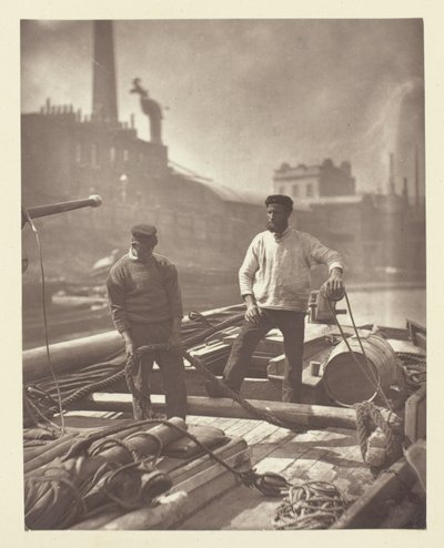 Pracownicy na „Cichej Autostradzie” autorstwa John Thomson