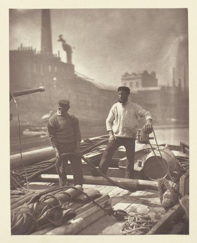 Robotnicy na Cichej Autostradzie, 1881. autorstwa John Thomson