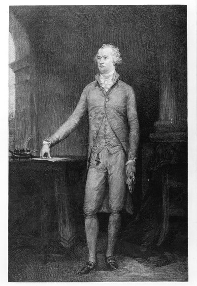 Alexander Hamilton, według obrazu z 1792 r. autorstwa John Trumbull