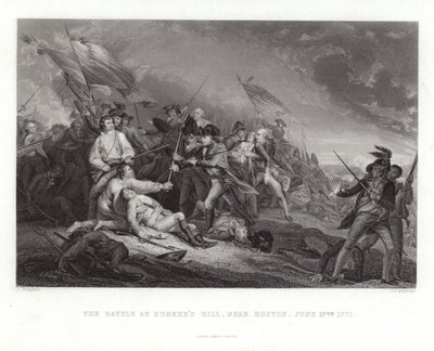 Bitwa o Bunkrowe Wzgórze autorstwa John Trumbull
