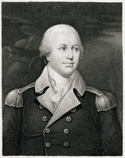 Generał dywizji Nathaniel Greene (1742-86), ryty przez Johna B. Forresta (1814-70) autorstwa John Trumbull
