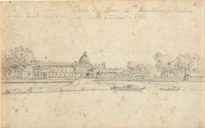 Plac Ludwika XV autorstwa John Trumbull
