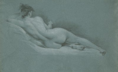 Leżąca nago, widok z tyłu autorstwa John Trumbull