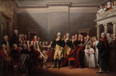 Rezygnacja generała Waszyngtona, 23 grudnia 1783 r. autorstwa John Trumbull