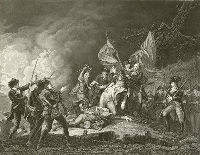 Śmierć generała Montgomery autorstwa John Trumbull