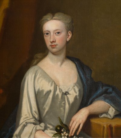 Portret Lady Ann Newport, Lady Bridgeman (1690-1752), ok. 1714-39 (olej na płótnie) autorstwa John Vanderbank