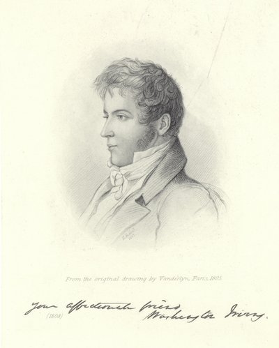 Portret Waszyngtona Irvinga autorstwa John Vanderlyn