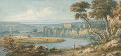 Zamek Chepstow autorstwa John Varley