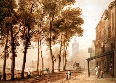 Cheyne Walk, Chelsea autorstwa John Varley