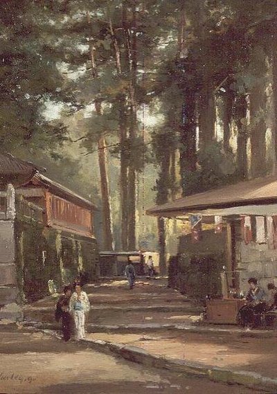 Japońska scena uliczna autorstwa John Varley
