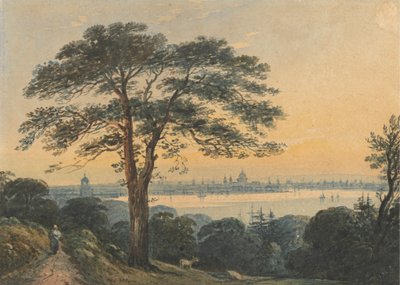 Londyn znad Tamizy autorstwa John Varley