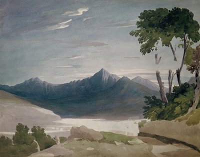 Snowdon, ok.1820 autorstwa John Varley