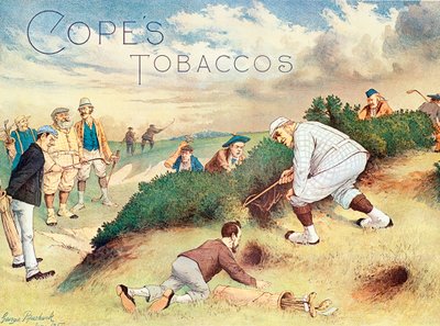 Satyryczna reklama tytoniu Cope
