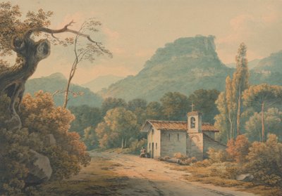 Ermitaż we Frascati autorstwa John Warwick Smith
