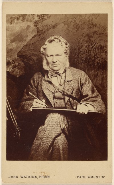 Sir E[dwin Henry] Landseer [angielski malarz zwierząt, 1802 - 1873] autorstwa John Watkins