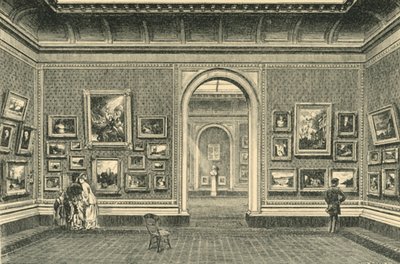 Sheepshanks Gallery, South Kensington Museum, ok. 1860, 1881. autorstwa John Watkins