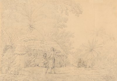 Widok w Annamooka autorstwa John Webber