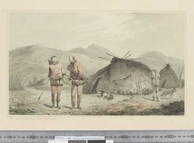 F.31 Tschuktschi i ich mieszkania, ok. 1773-84 (akwarela) autorstwa John Webber