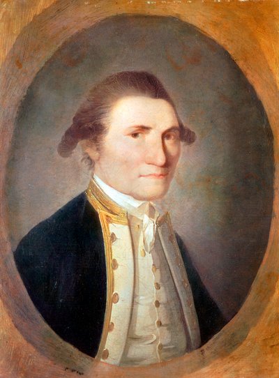 Portret Jamesa Cooka (olej na płótnie) autorstwa John Webber