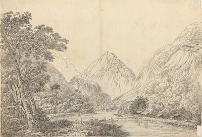 Widok w zatoce Oheitepeha, Otaheite autorstwa John Webber